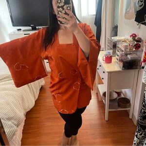 Stunning Japanese Kimono Over Jacket